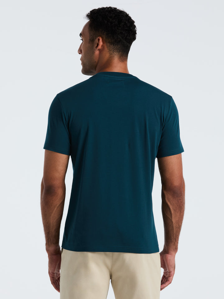 Jersey Earl Tape Tipped Pocket Tee (Reflecting Pond) 