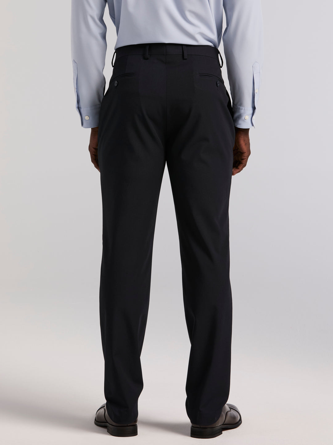 Slim Fit Gabardine Suit Pant (Navy) 