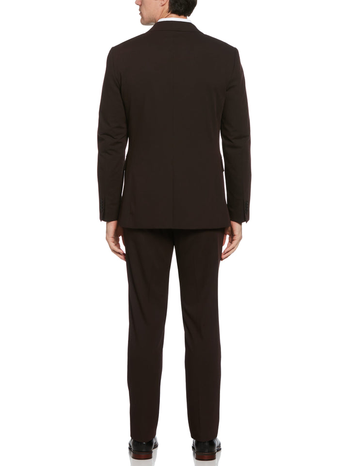 Dobby Louis Slim Fit Suit Jacket (Port) 