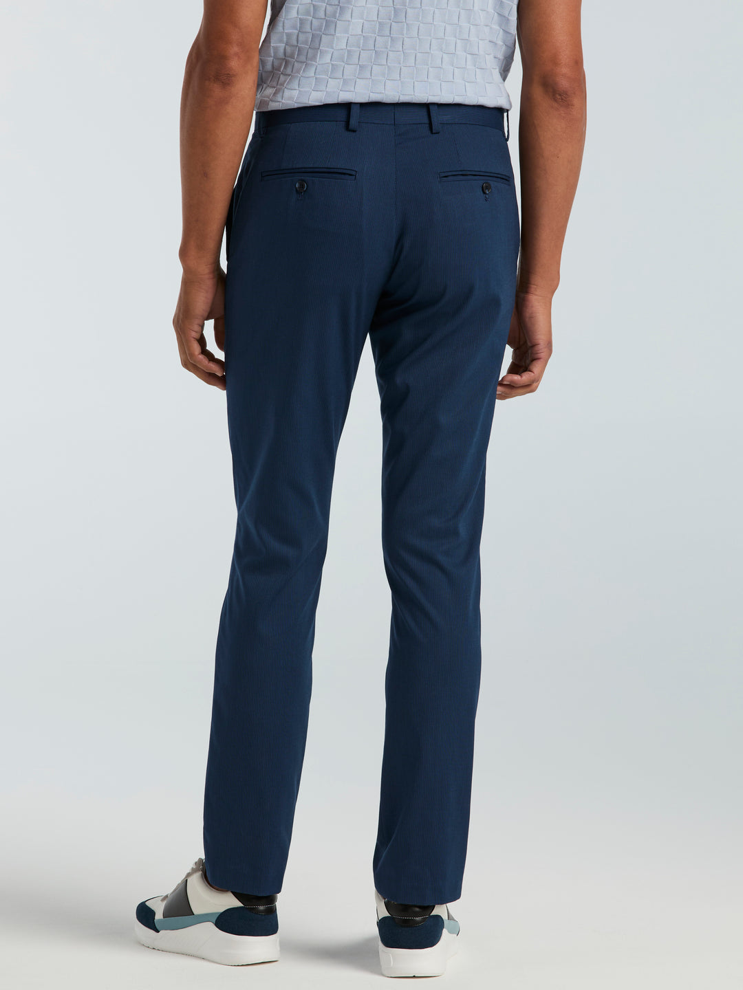 Slim Fit Water Resistant Tech Suit Pant (Azure) 