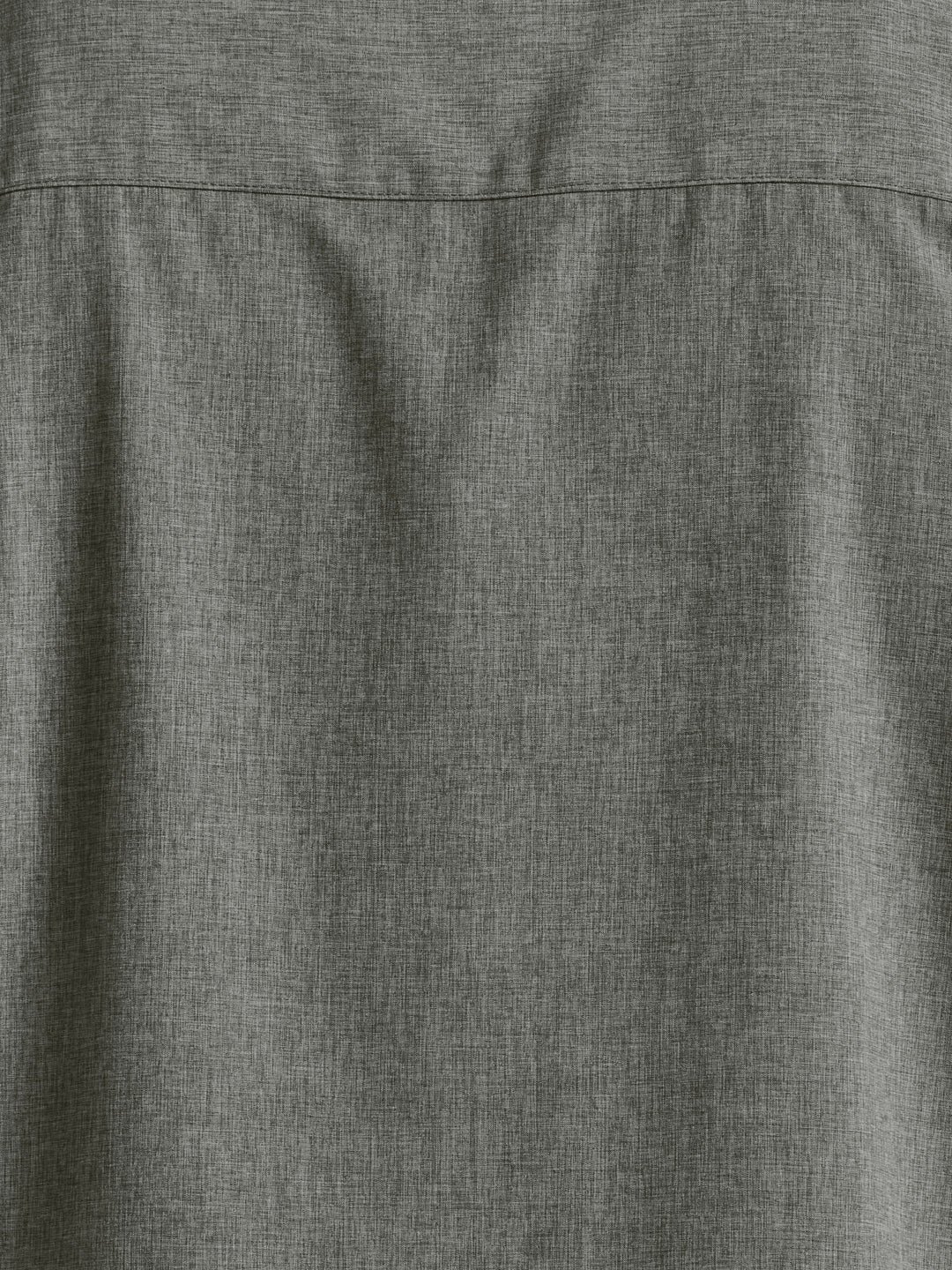 Big & Tall Chambray Geo Embroidery Shirt (Steeple Gray) 