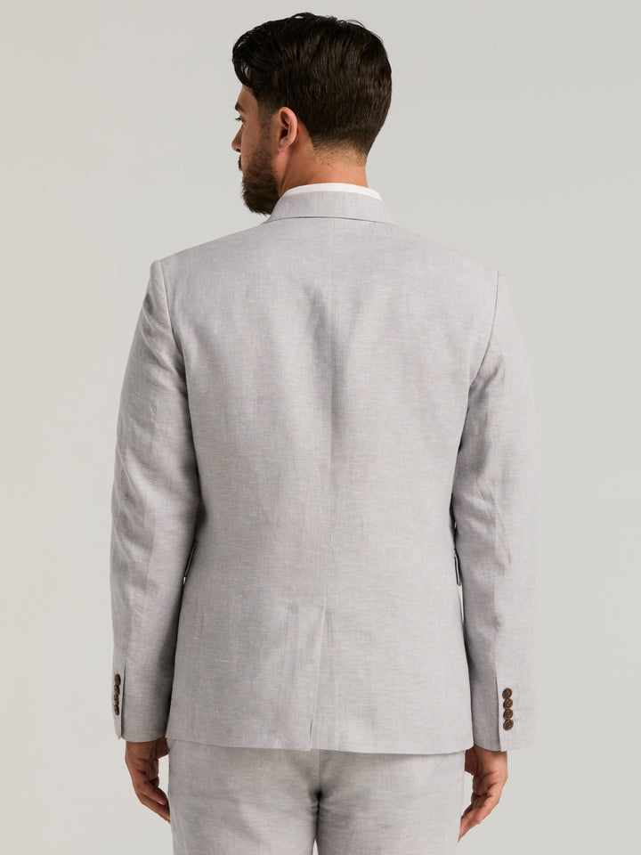 Delave Linen Sport Coat (Sleet) 