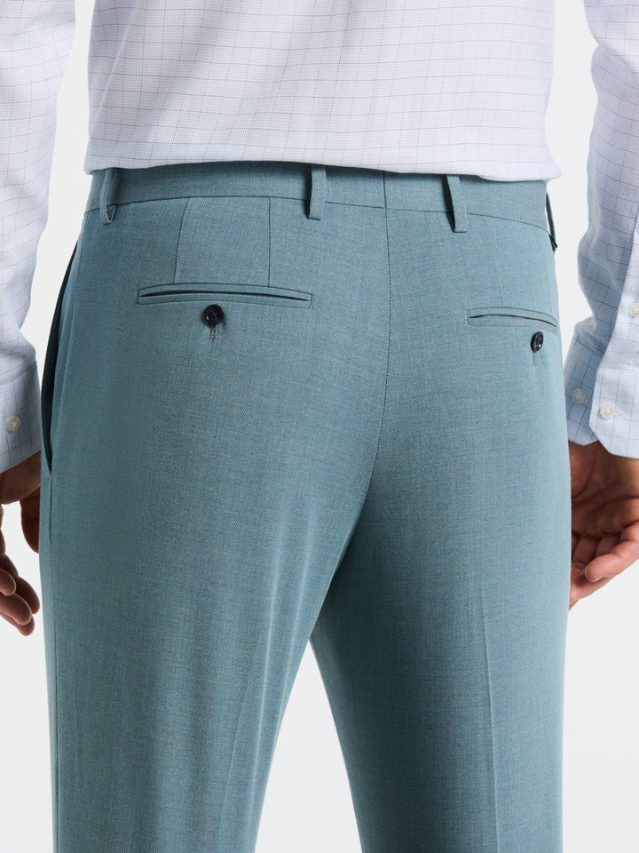 Dobby Louis Slim Fit Suit Pants (Reef Waters) 