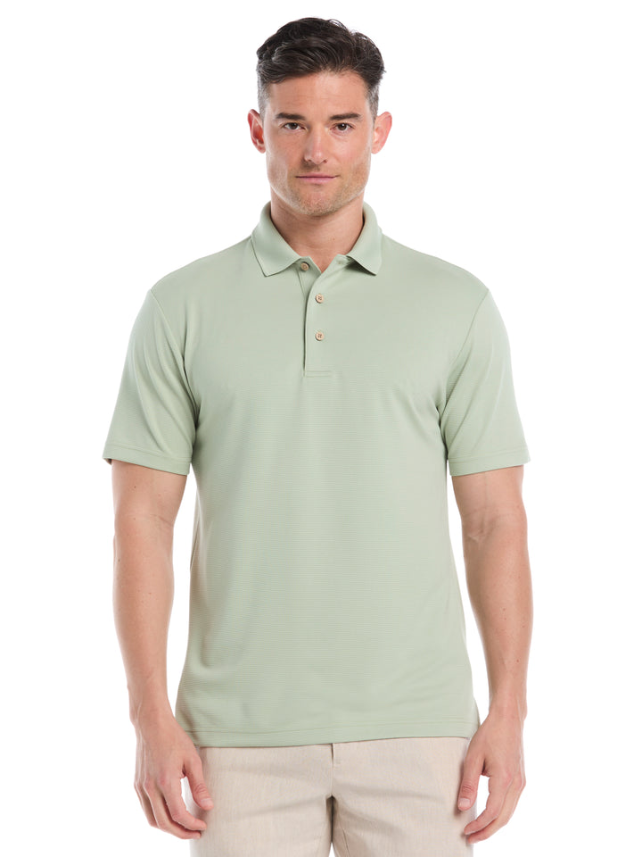Wicking Ottoman Golf Polo Shirt (Reseda) 