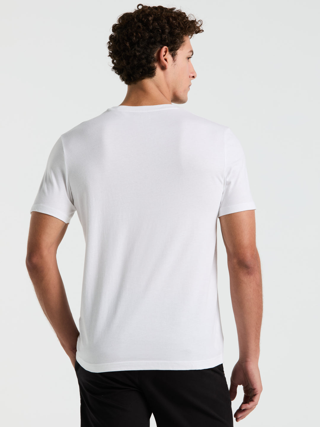 Jersey Graphic Pete Floral Fill Tee (Bright White) 