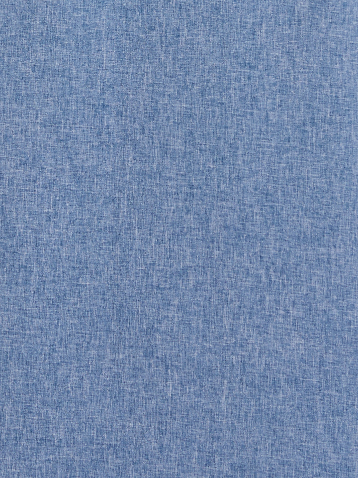 Two-Tone Cross Tuck Chambray Shirt (Estate Blue) 