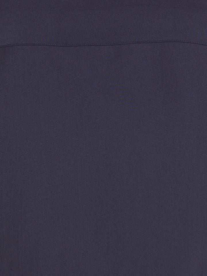 Embroidered Panel Shirt (Mood Indigo) 