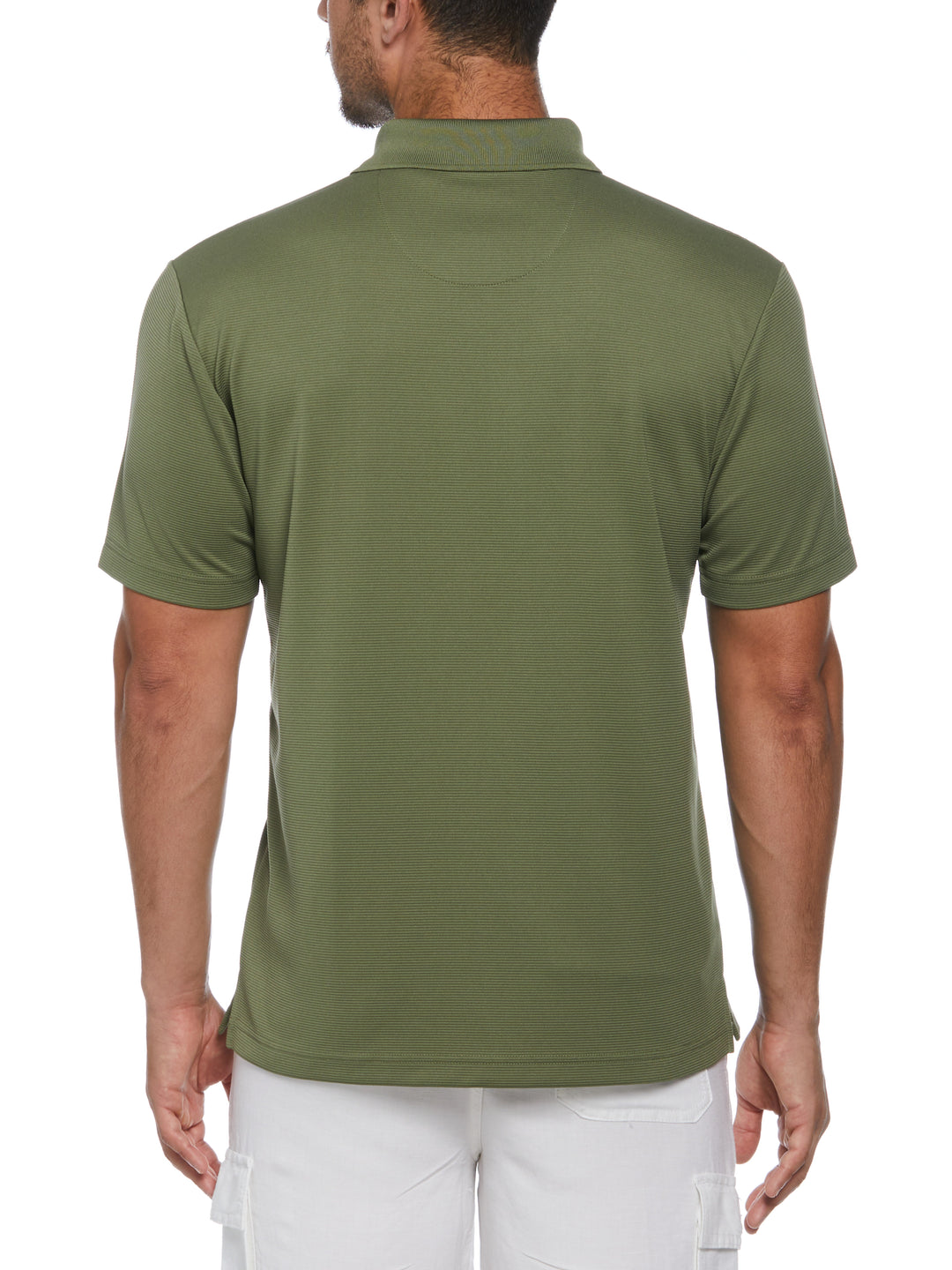 Wicking Ottoman Golf Polo Shirt (Olivine) 