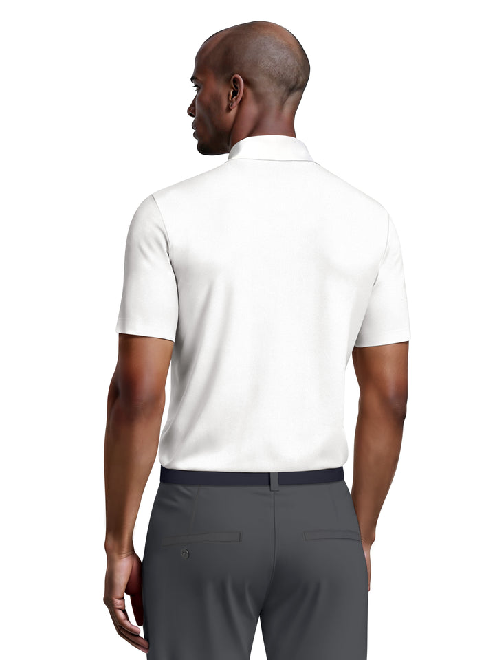 Airflux Mesh Golf Polo (Bright White) 