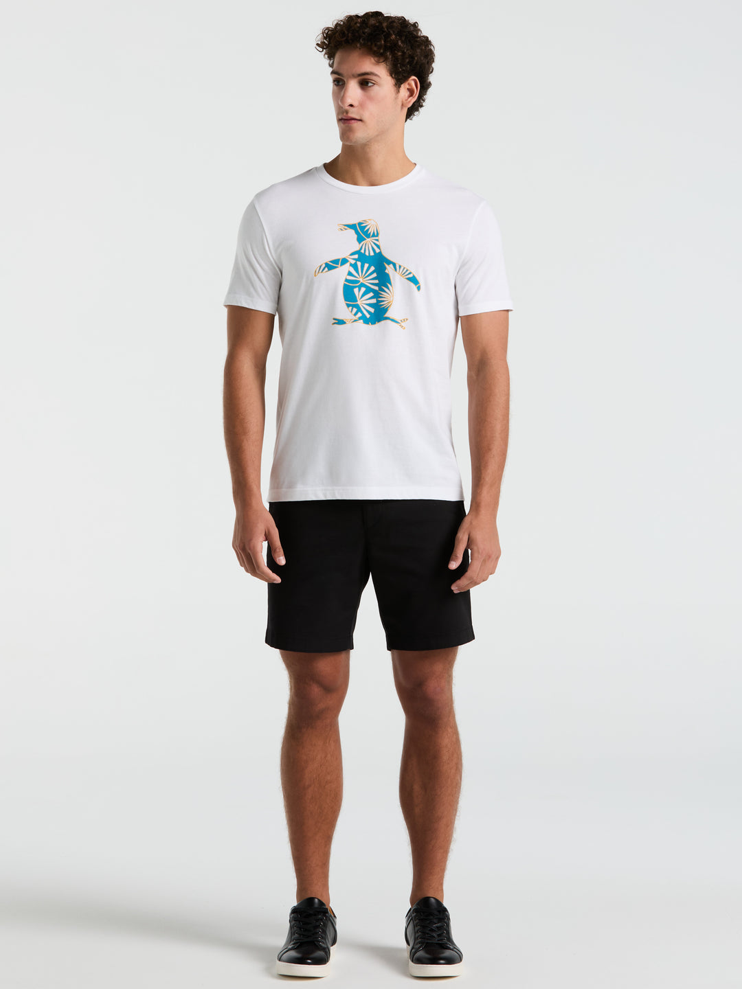 Jersey Graphic Pete Floral Fill Tee (Bright White) 