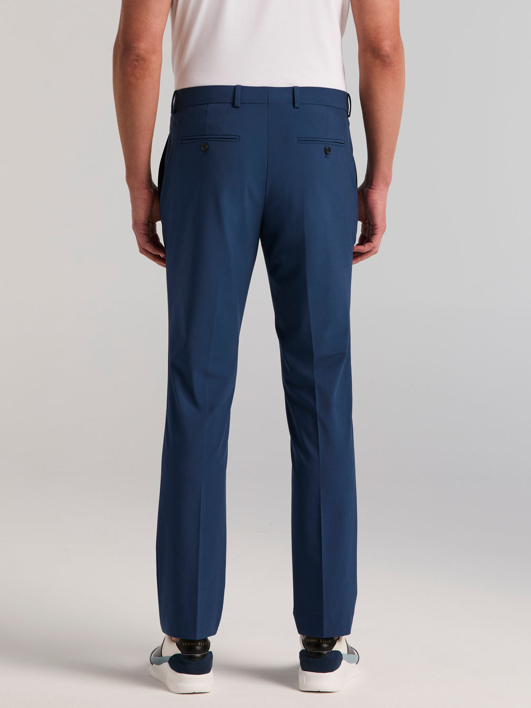 Slim Fit Total Stretch Suit Pants (Sargasso Sea) 