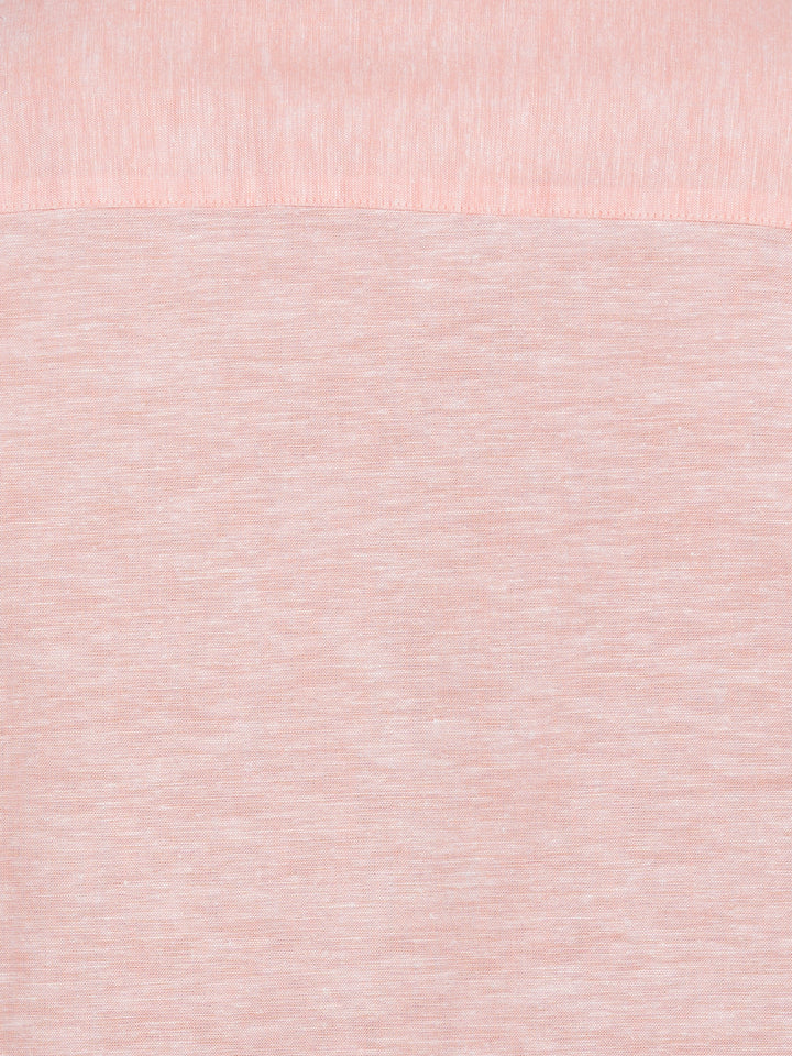 Linen Blend Tuck Panel Shirt (Lantana) 