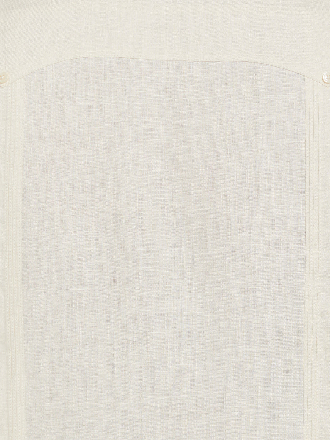 Big & Tall Linen Guayabera Shirt (Whitecap Gray) 