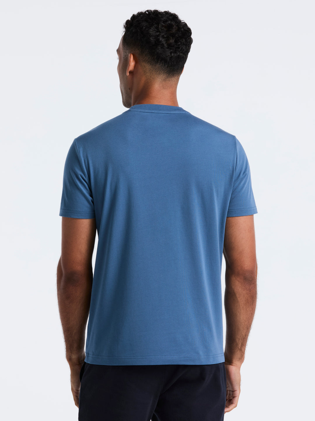 Jersey Earl Tape Tipped Pocket Tee (Copen Blue) 