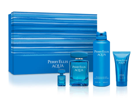 Aqua Gift Set Assorted Perry Ellis