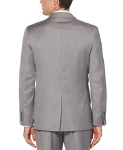 Big & Tall Textured Suit Jacket Brushed Nickel Perry Ellis
