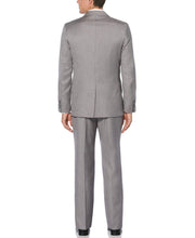 Big & Tall Textured Suit Jacket Brushed Nickel Perry Ellis