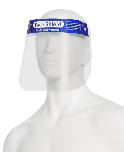 Disposable Face Shield Clear Perry Ellis