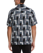 Abstract Block Print Soft Camp Shirt (Rock Ridge) 