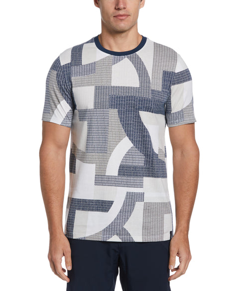 LV Abstract Houndstooth Crewneck - Men - Ready-to-Wear