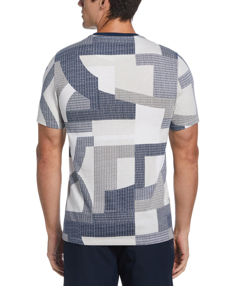 Abstract Geometric Printed Tee (Lunar Rock) 