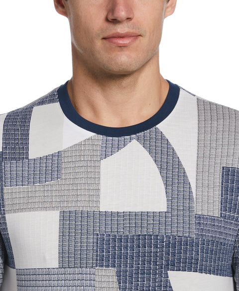 LV Abstract Houndstooth Crewneck - Men - Ready-to-Wear