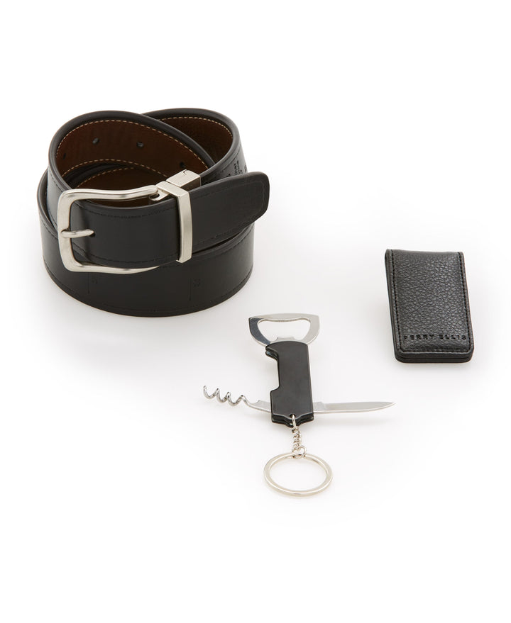 Belt Money Clip and Multi-Tool Gift Set (Blk) 
