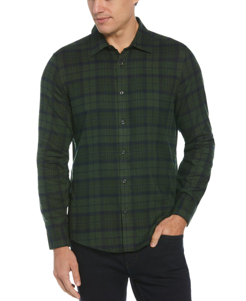 Bold Check Plaid Flannel Shirt
