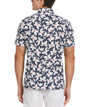 Scratchy Floral Print Shirt (Sargasso Sea) 