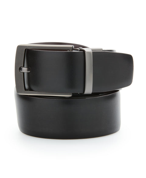 Cabernet Leather Reversible Belt (Brn30) 