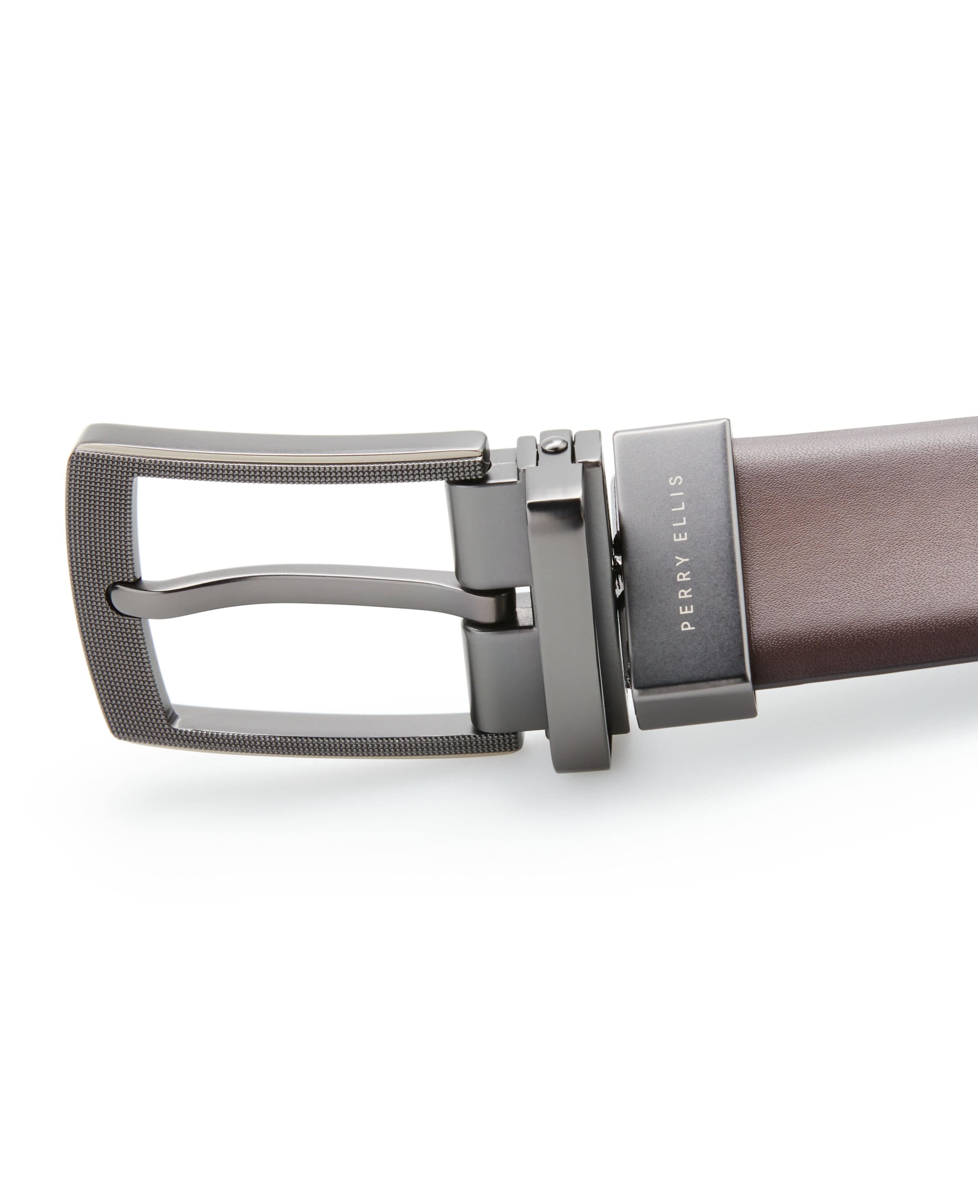 perry ellis reversible belt