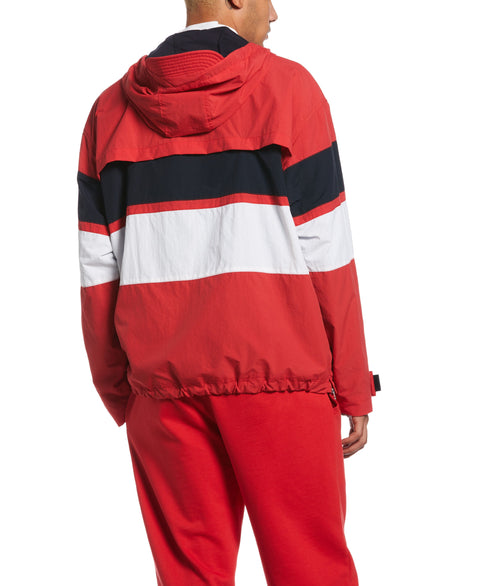 Color Block Anorak (Rococco Red) 