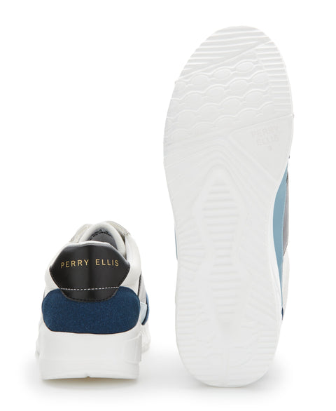 Sneaker Canvas (White/Grey/Bl/Nvy) 
