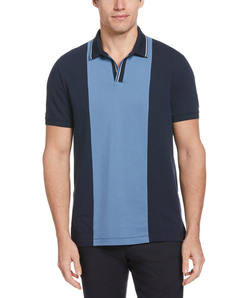 Color Block Polo (Ink) 
