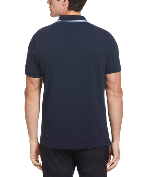 Color Block Polo (Ink) 