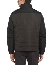 Color Block Puffer Jacket (Pirate Black) 