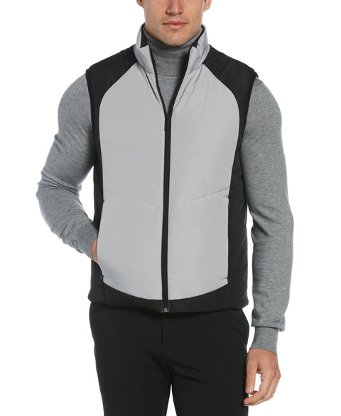 Color Blocked Puffer Vest