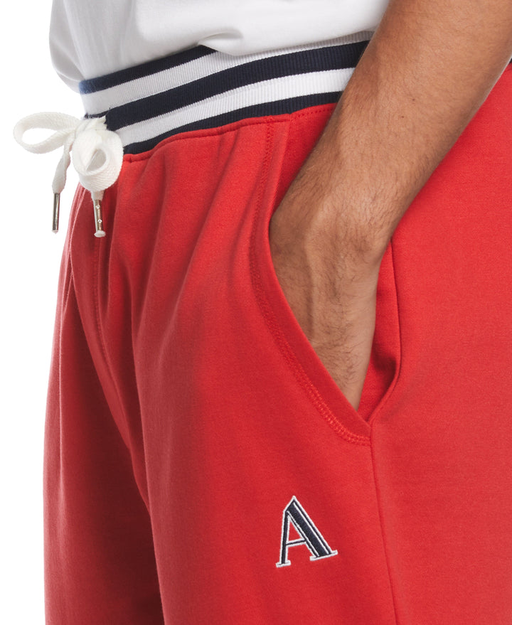 Contrast Ribbing Jogger Perry Ellis