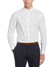 Cotton Floral Print Shirt (Bright White) 