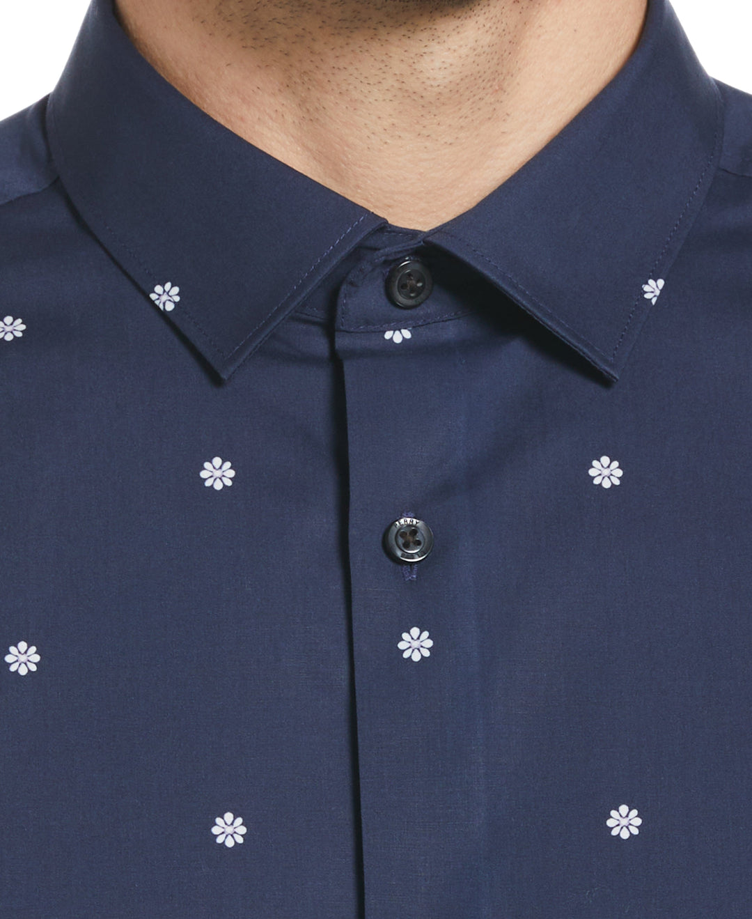 cotton dress shirts for men Men's Cotton Floral Print Shirt – Perry Ellis