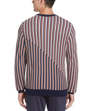 Diagonal Knit Stretch Sweater (Dark Sapphire) 
