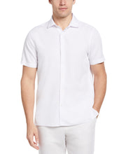 Dobby Sateen Stripe Shirt (Bright White) 