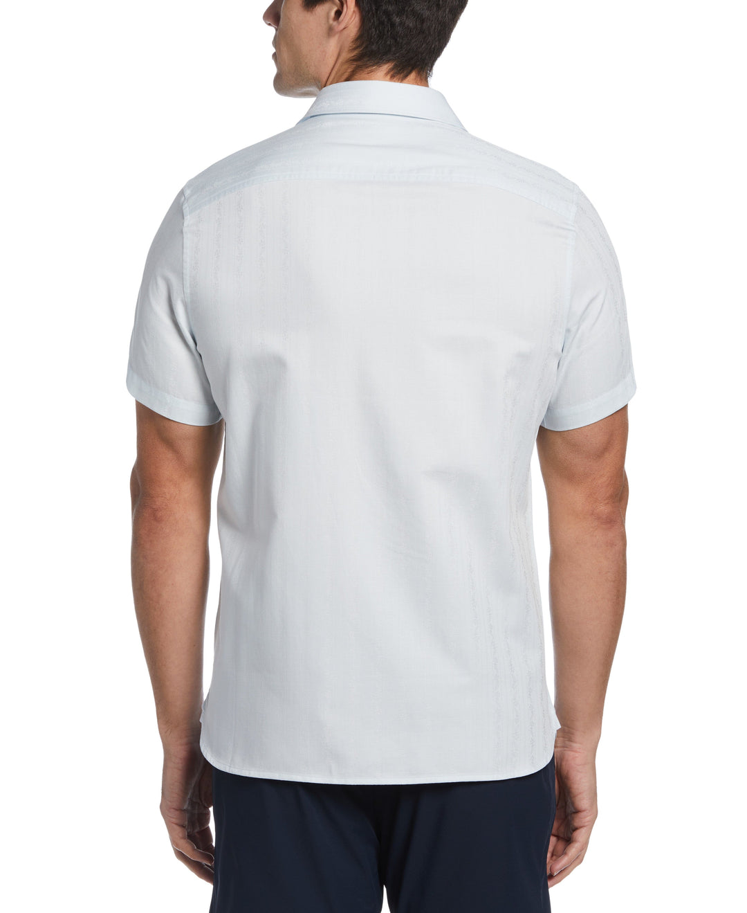 Stripe Floral Jacquard Shirt (Country Air) 