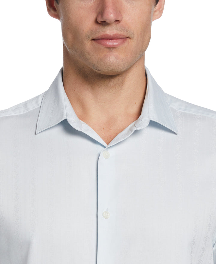 Stripe Floral Jacquard Shirt (Country Air) 