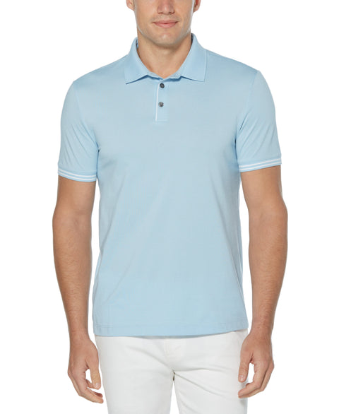 ICON Polo Cerulean Perry Ellis