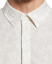 Jacquard Floral Print Shirt (Egret) 