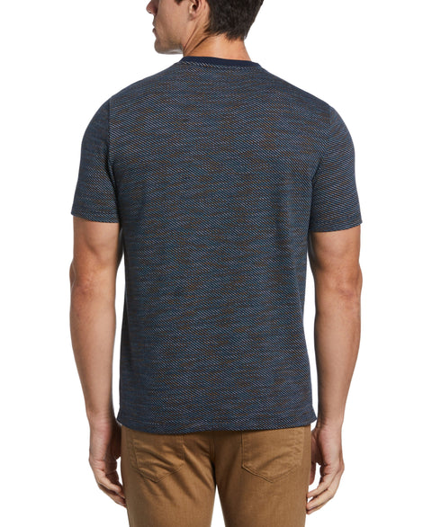 Jacquard Tee (Dark Sapphire) 