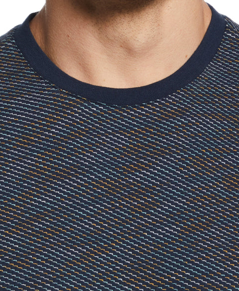 Jacquard Tee (Dark Sapphire) 