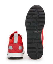 Sneaker Knit/Suede (Medium Red) 
