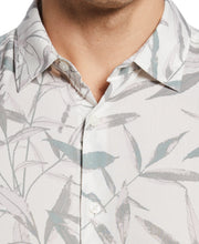 Leaf Print Soft Shirt (Bright White) 